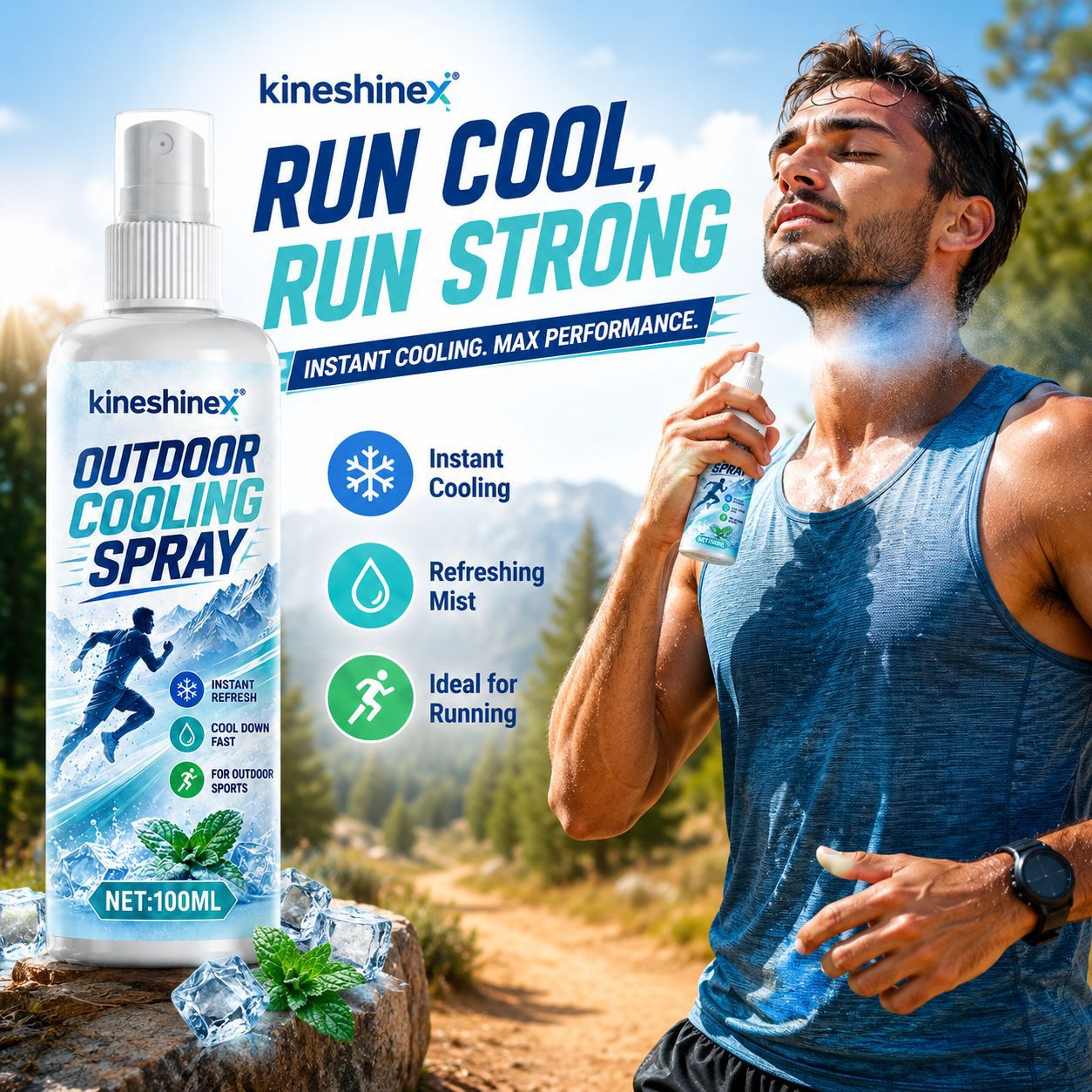 Outdoor Sport Activity - Dış Mekan Soğutma Spreyi 100ml –