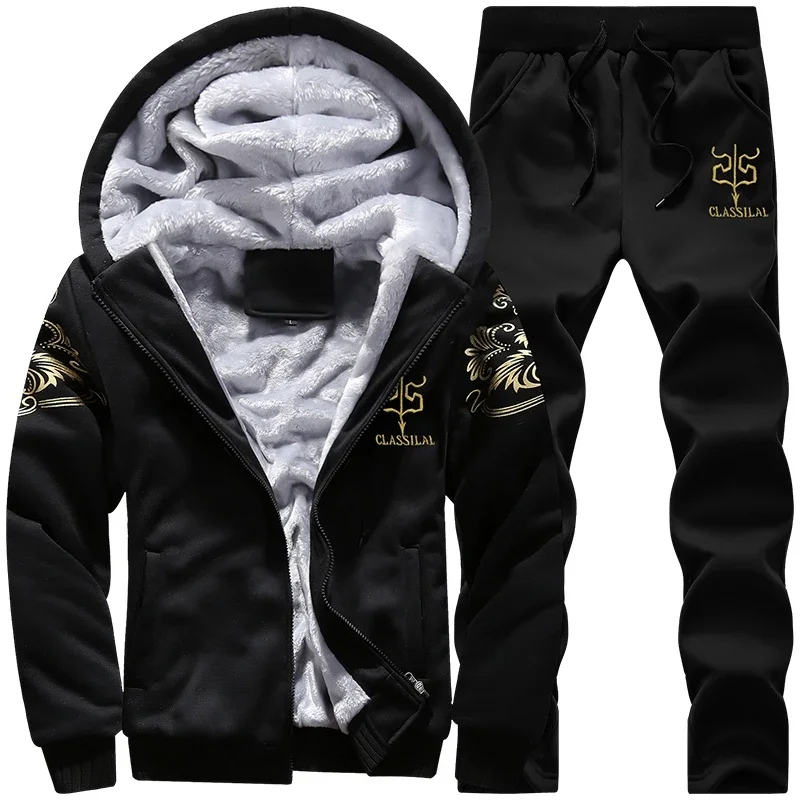 Outdoor Sport Winter Jacket - Sonbahar Kış erkek Spor Setleri Rahat
