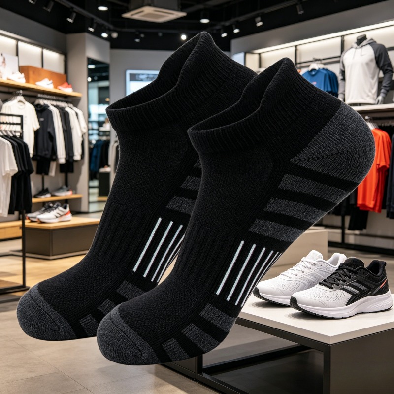 Outdoor Sport Activity - Çoraplar Unisex Düşük Kesimli Yastıklı Ayak