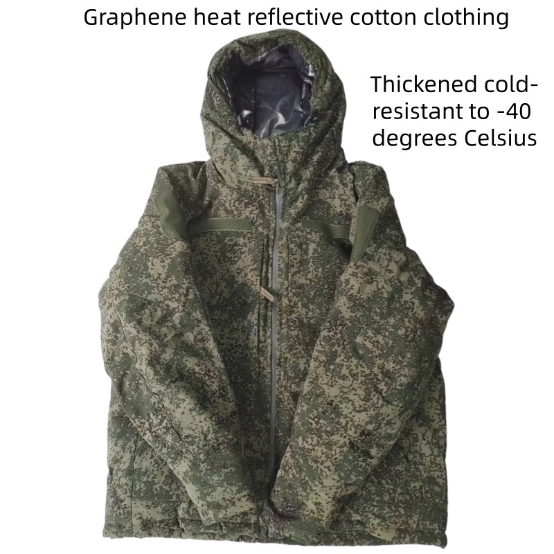 Outdoor Sport Winter Jacket - Rus Taktik Pamuklu Ceket Rüzgar Geçirmez