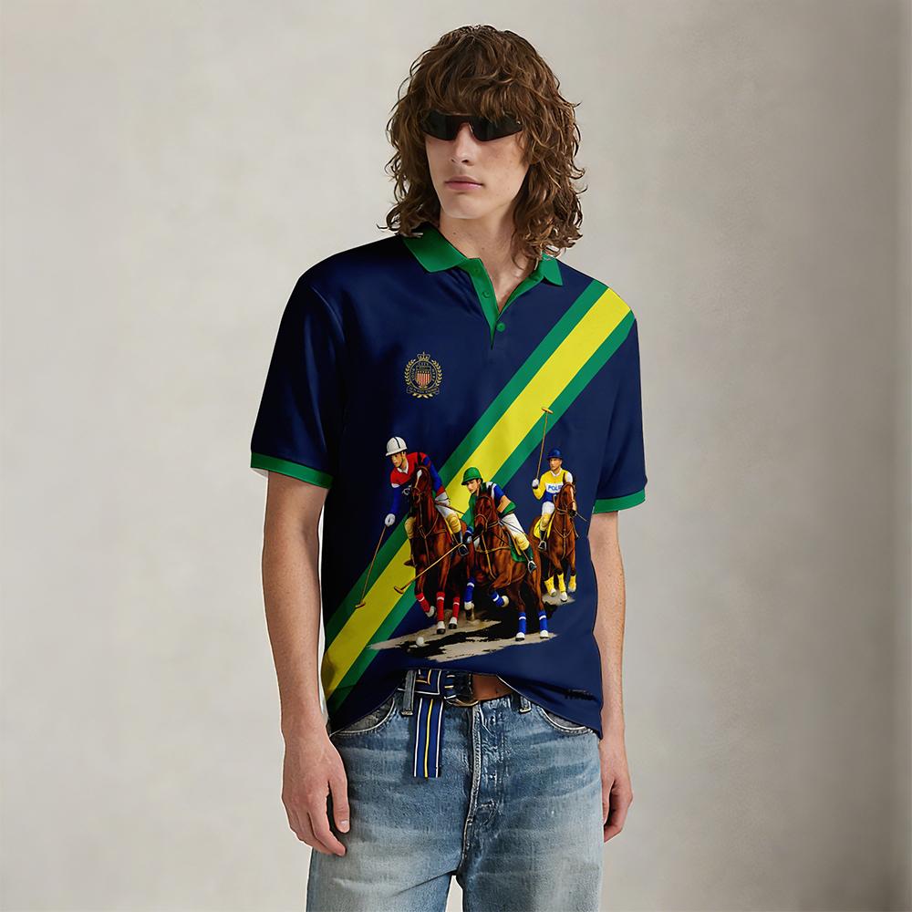 Yeni Siyah Beyaz Çizgili Polo  - Polo Shirt Equestrian incelemesi ve fiyatı