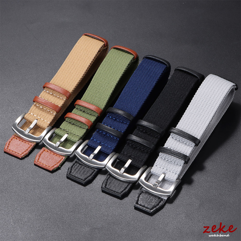 20mm 22mm Naylon Deri saat kay - Outdoor Sport Field incelemesi ve fiyatı