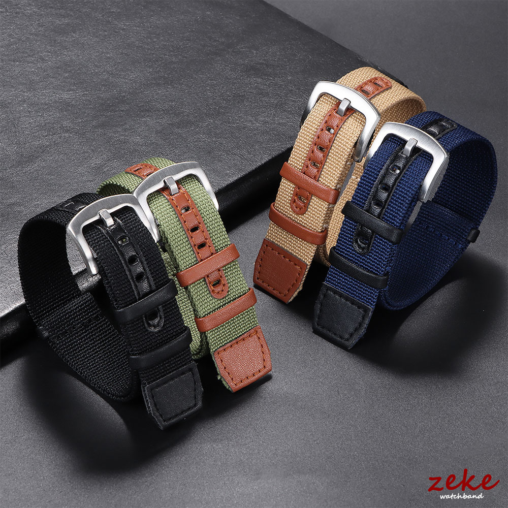 20mm 22mm Naylon Deri saat kay - Outdoor Sport Field incelemesi ve fiyatı