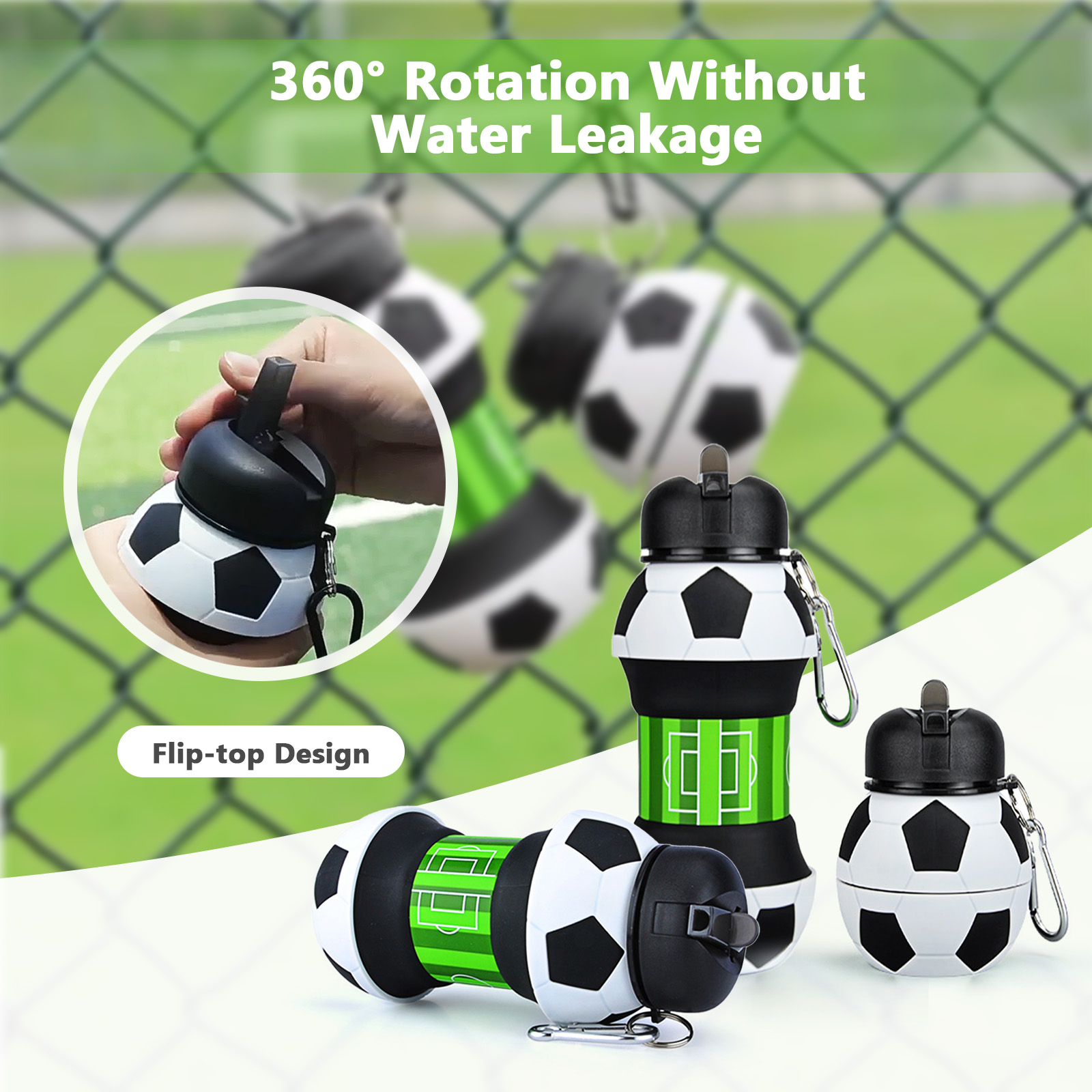 550ml katlanabilir futbol su ş - Outdoor Sport Field incelemesi ve fiyatı